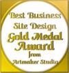 Best Business Site Design Gold Medal Award!